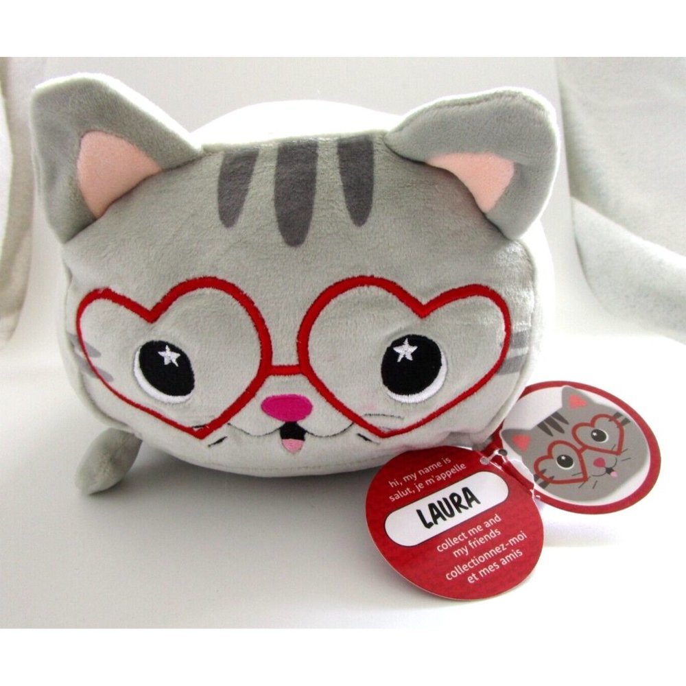 Moosh-Moosh Soft Plush Buddies "Laura" Cat - New W/Tags Creatology Limited Edit.